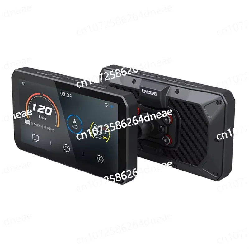 

5G Ip68 Waterproof Tachograph Chigee Aio 5 Dash Cam Motorcycle Dual Camera Driving Recorder