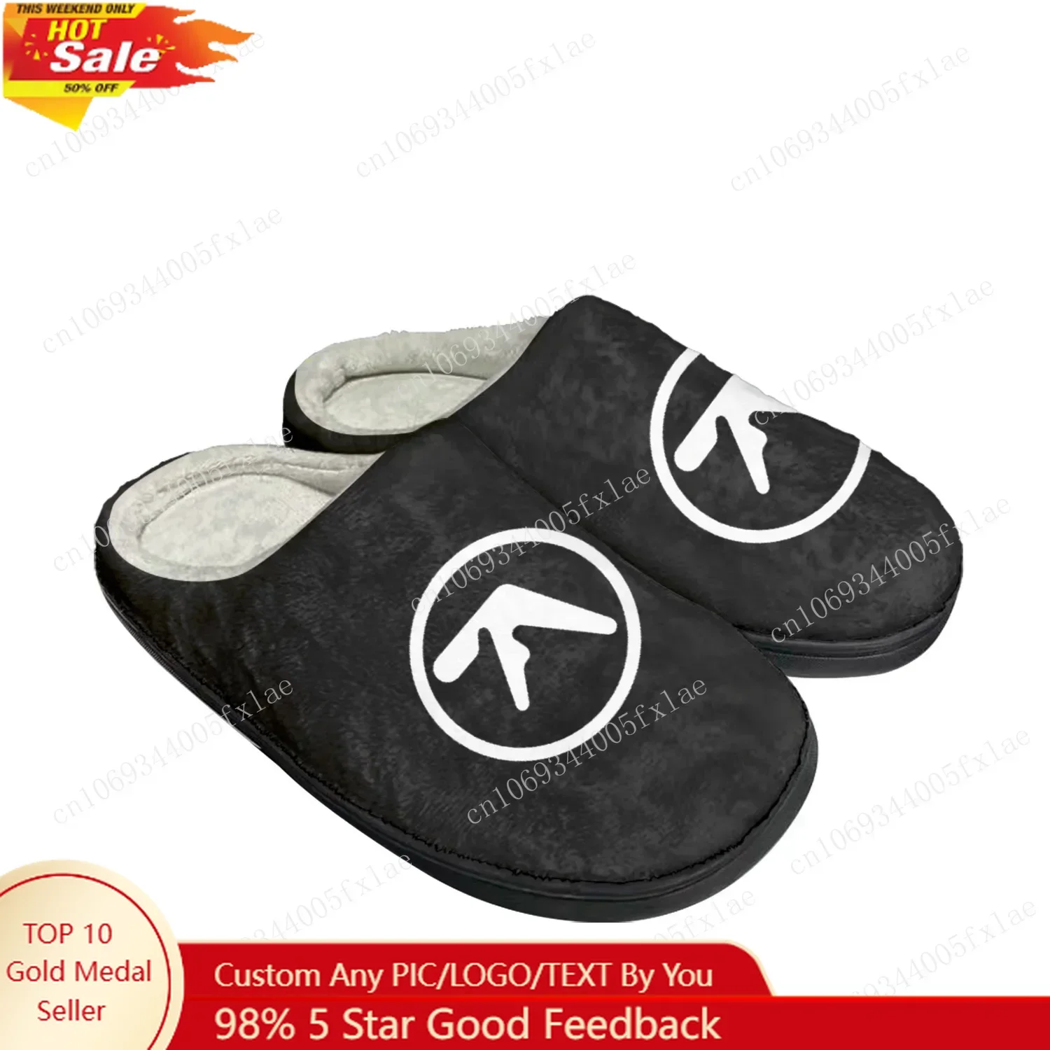 

Aphex Twin электронный музыкальный микшер, домашние хлопковые тапочки на заказ, мужские и женские сандалии, плюшевая теплая обувь для спальни, термотапочки