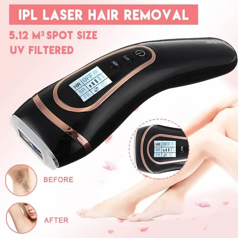 3in1 IPL Laser Epilator Hair Removal Machine Permanent Hair Removal Machine Face Body Armpit Skin Rejuvenation Bikini Trimmer