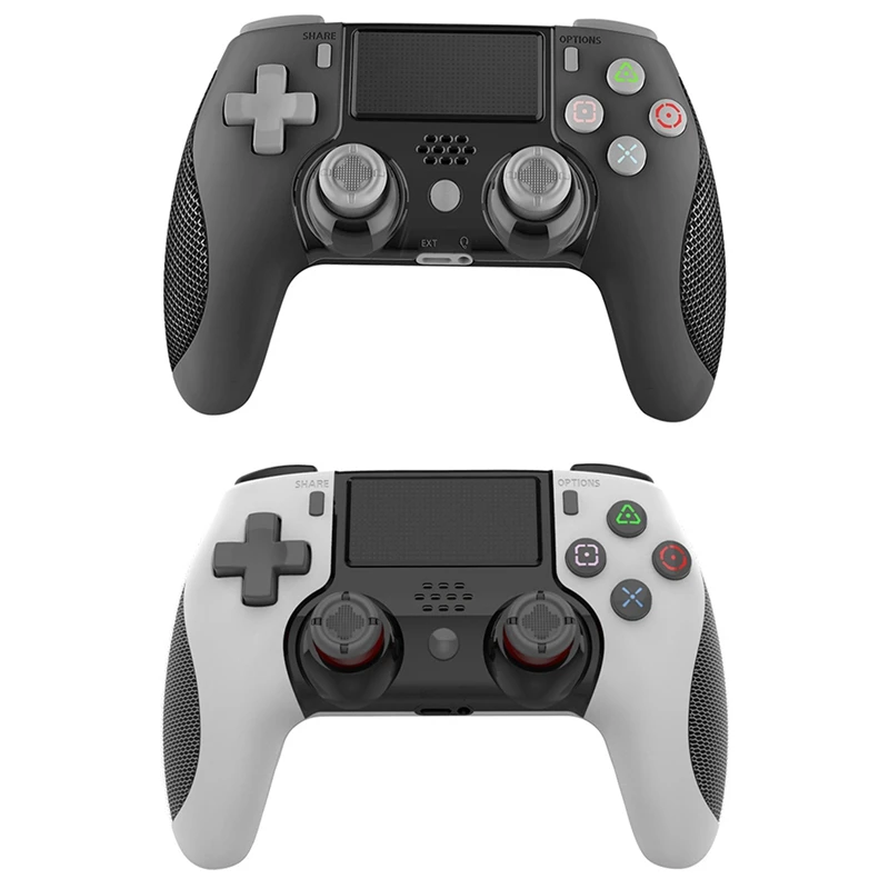 

For PS4 Bluetooth Game Controller, Supports PS4 Console Series, Has Dual Motor Vibration And Six-Axis Sensing