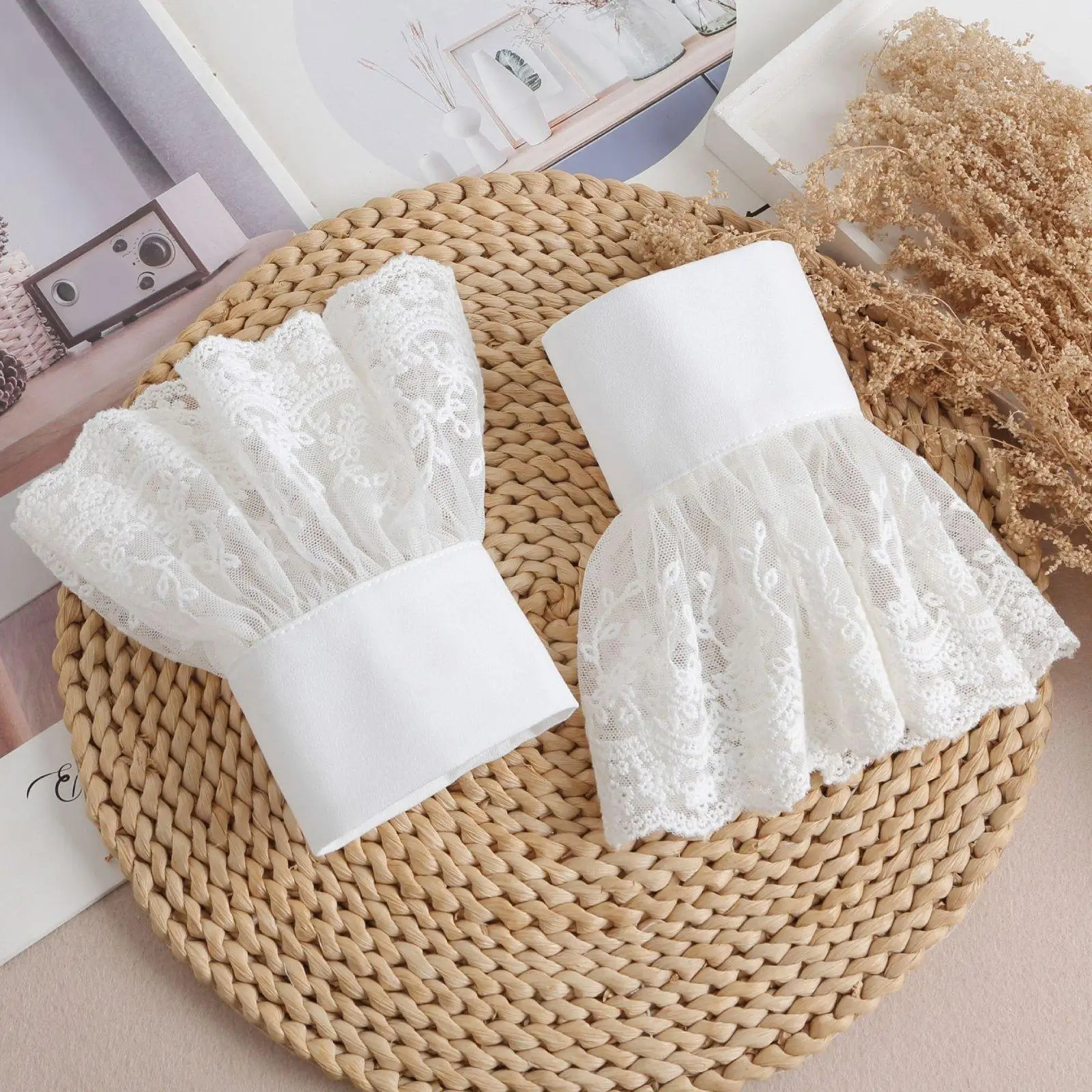 False Cuffs Creative Decoration Fake Sleeve Cuffs for Cosplay Halloween Birthday