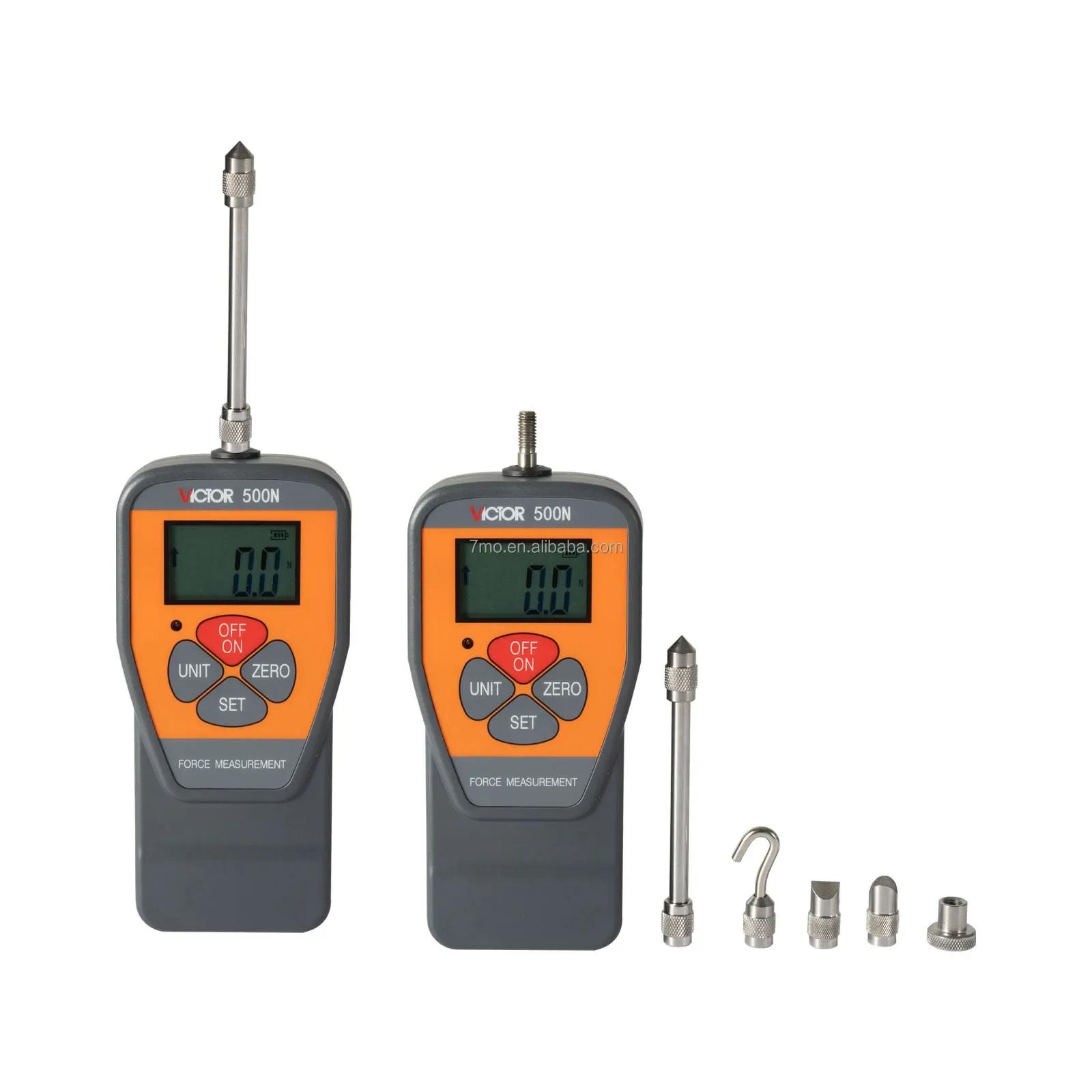 7mo Professional Meter 500N Digital Force Gauge Push Pull Tester Digital Force Scale PPF Film Puncture Instrument Tester