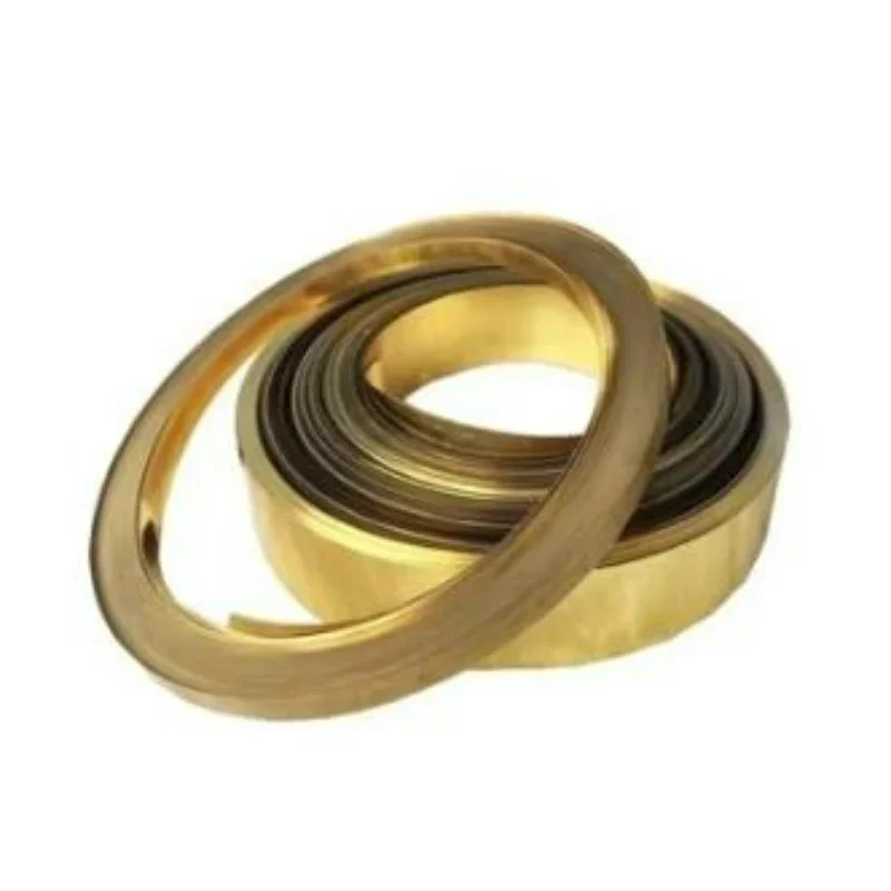 H62 Messingstreifen, dünne Goldfolie, Messingfolienplatte, DIY, individuelle Breite 5-120 mm, für Bastelarbeiten, Schmuckherstellung, Metallhandwerk – Detail 3