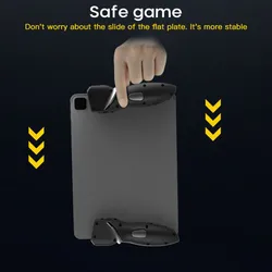 Mobile Pubg Game Controller Six Finger Game Joystick Handle Target Button Shooter Gamepad Trigger For iPad Tablet Accessories