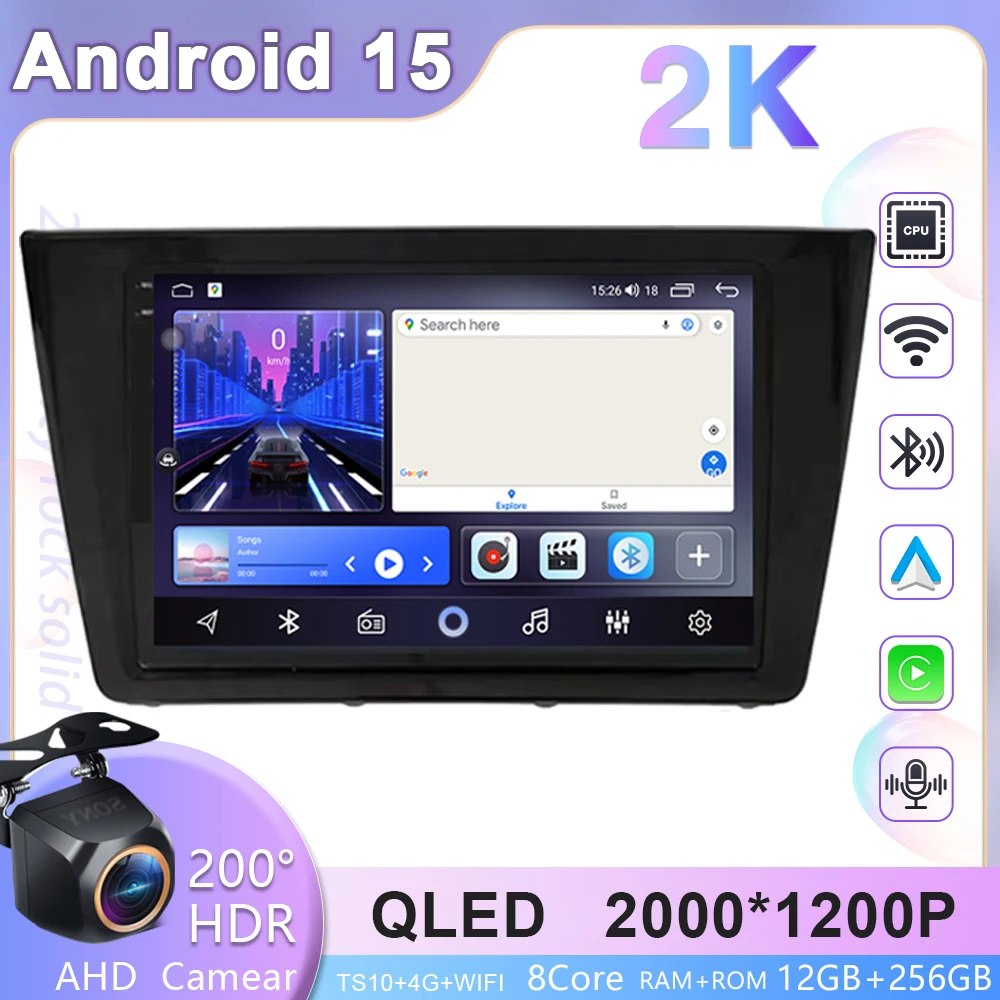 Автомагнитола для Dongfeng XiaoKang DFSK Glory 580, с Wi-Fi, Android, GPS-навигацией, головное устройство, мультимедийный видеоплеер No 2din DVD