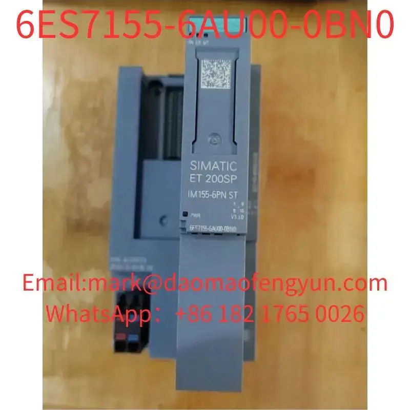 6ES7155-6AU00-0BN0 مستعمل تم اختباره بشكل جيد، في حالة جيدة SIMATIC ET 200SP، وحدة واجهة PROFINET معيار IM 155-6PN