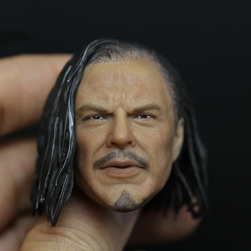 

1/6 Male Soldier Head Carving Head Sculpt Model Fit 12'' Action Figure Body Dolls