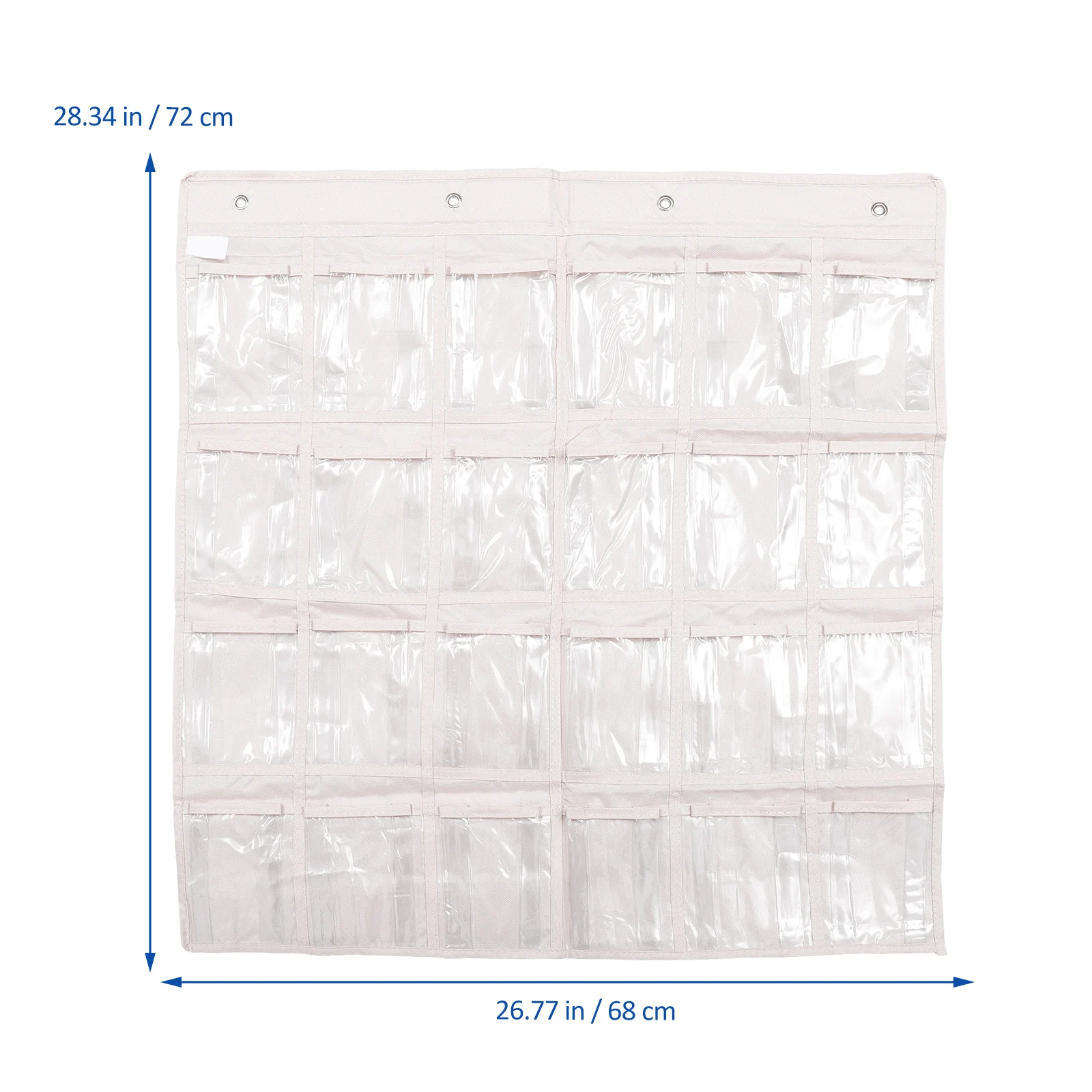 

1pc Oxford Cloth Wall Hanging Bag Storage ganizer Pocket Clear Door Phone Jewelry Sundries Underwear Sock Home