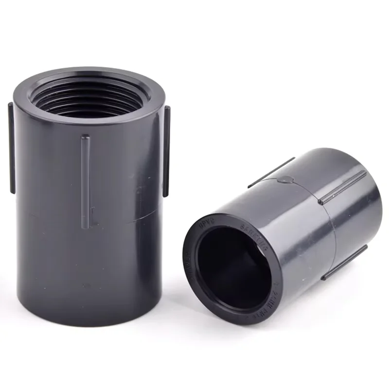 

1/2"~2" Female Thread UPVC Straight Pipe Connector 45/90 Degree Elbow Tee Joint Garden Watering Irrigation Water Tube Fittings