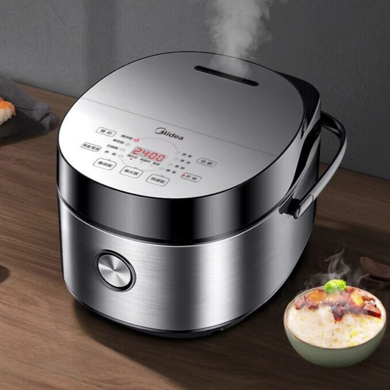 Midea Rice Cooker, 5L Large Capacity, Timer Function, Touch Control, One-Touch Cooking, Multi-Function Micro-Pressure