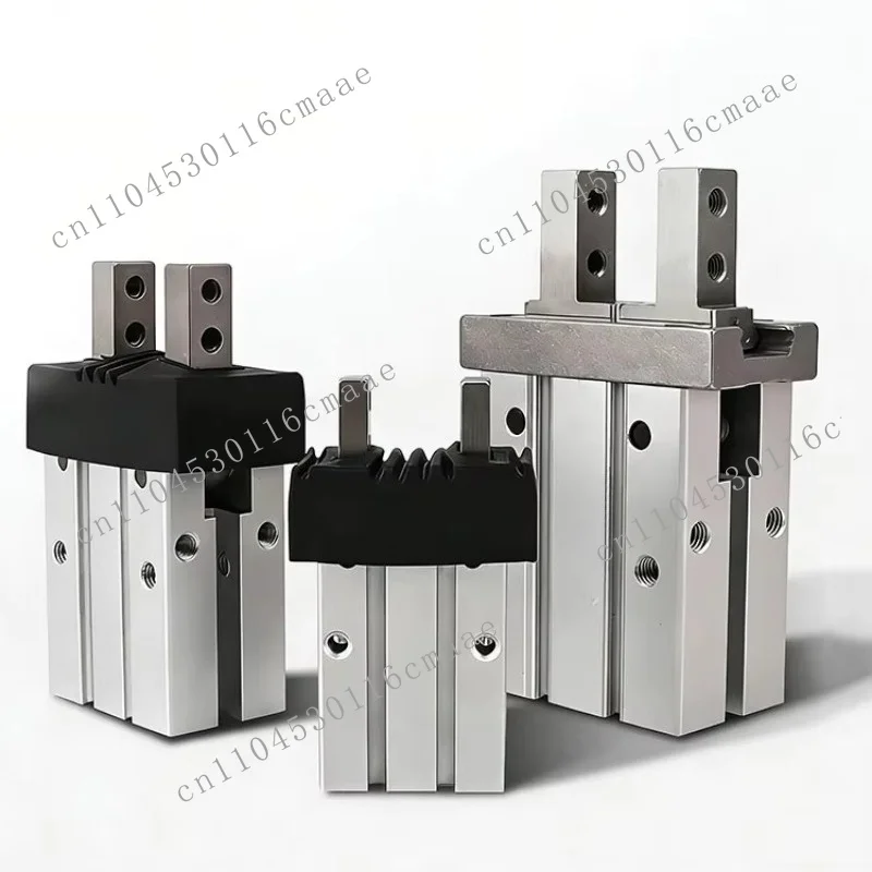 Mask machine parallel fixture MHZ2 pneumatic finger air clip clamping cylinder, automation equipment accessories, aluminum