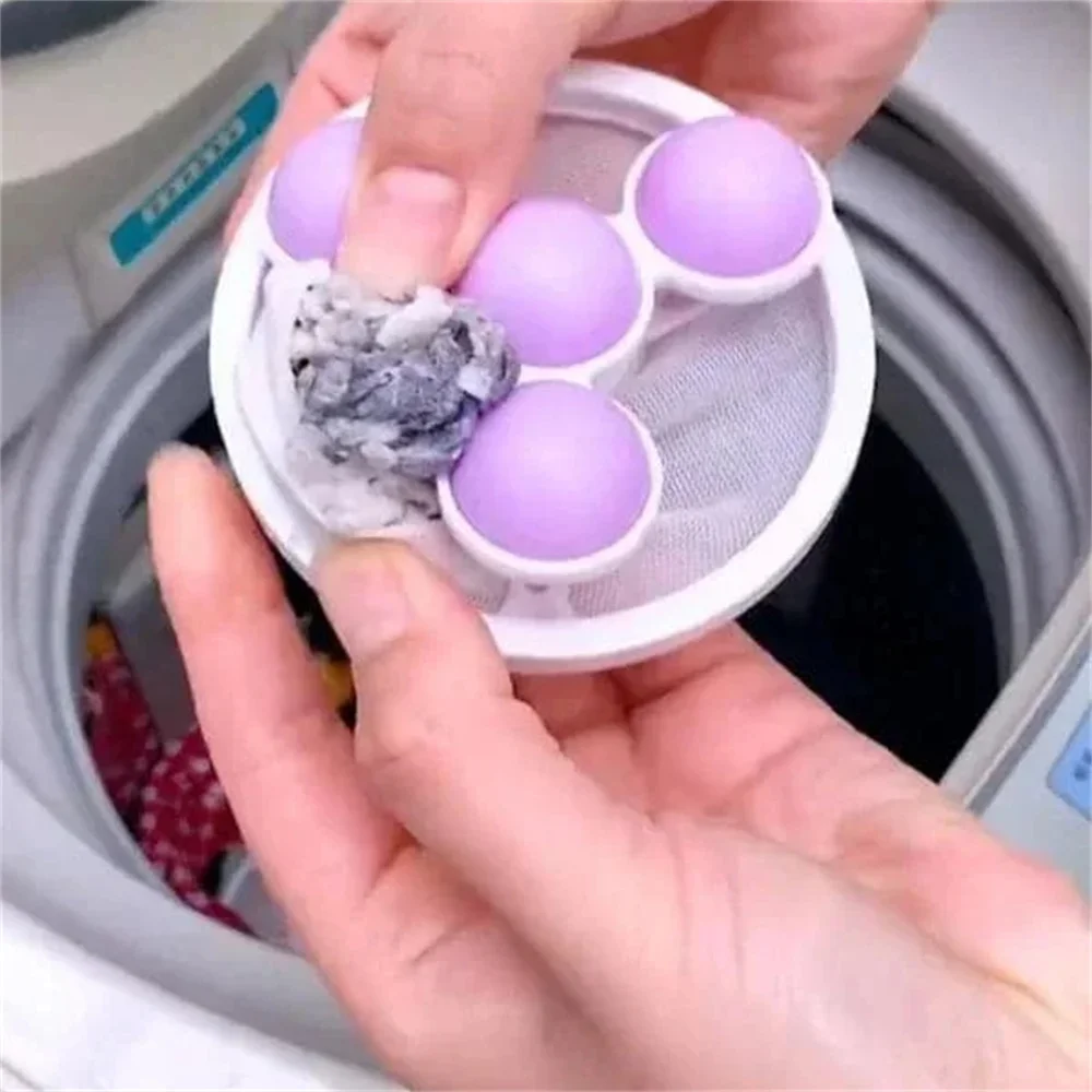 Washing Machine Filter Bag Reusable Mesh Laundry Ball Floating Lint Hair Catcher Pet Hair Remove Dirt Collection Cleaning Tools