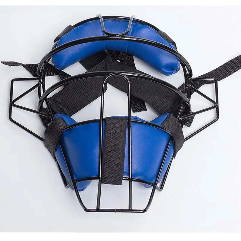 Baseball Softball Catcher Gear Maschera protettiva sportiva Maschera protettiva per orecchie per il viso Casco