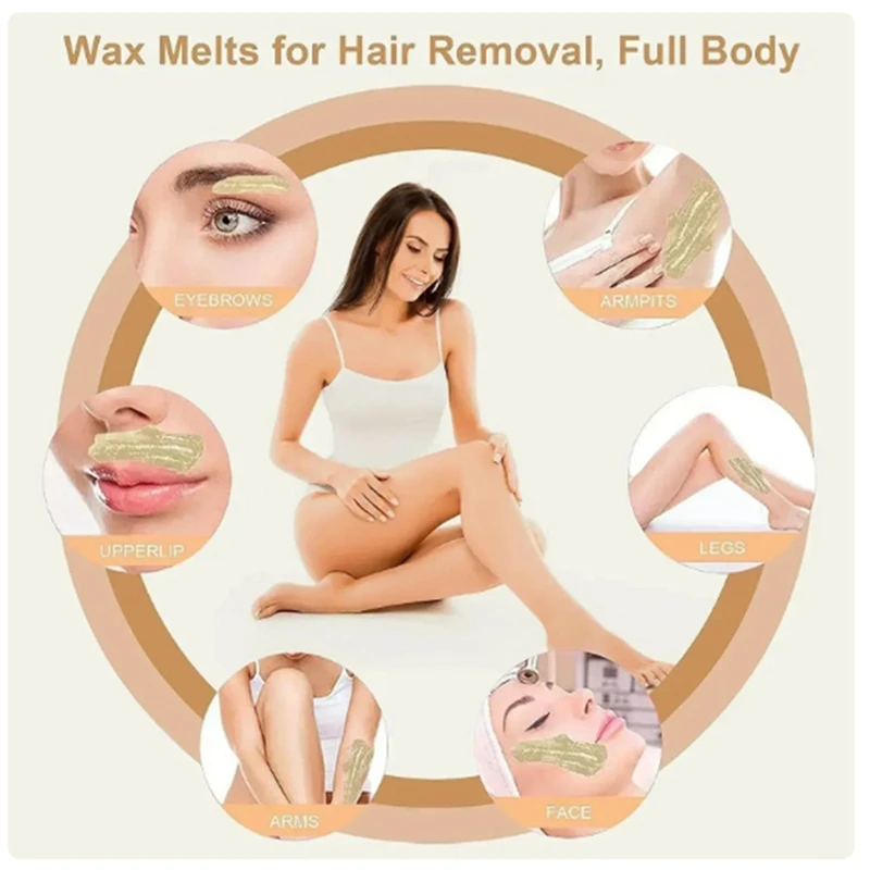 제모를 위한 500G 왁싱 왁스 콩 왁스 히터 기계에 대한 전신 핫 필름 하드 제모 왁스 비즈