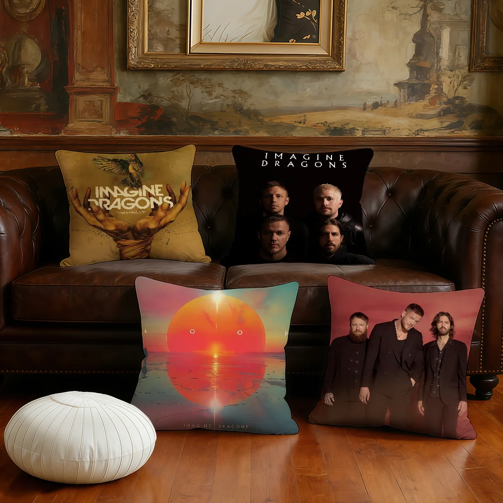 Band I-Imagine Dragons cushion cover Printed Pillow Unique Home Decor Sofa cushion cover, home decoration