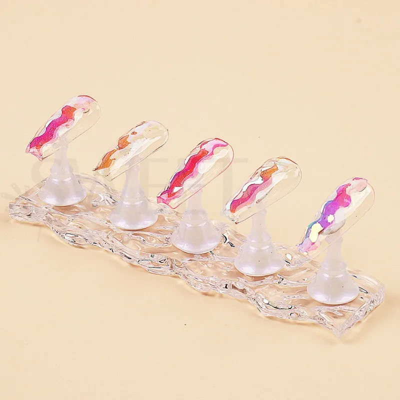 Expositor Magnético Aurora para Práctica de Uñas, Herramientas de Exhibición de Esmaltes (Se Utiliza para Mostrar Esmaltes y Pegatinas de Uñas)