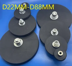 2PCS/LOT D22mm/43mm/66mm/88mm M4/M6/M8 Bolt Magnetic Base Mount Bracket Clamp LED Work Light Bar Holder SUV Offroad NEW ONE