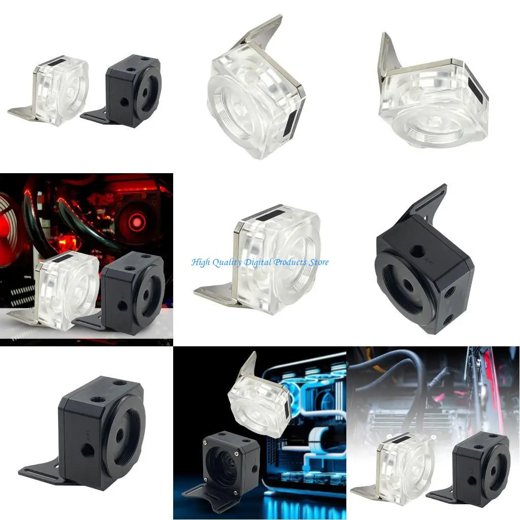 

U2JE Acrylic Computer Water Cooling Cover Water Cooling Cover Replacement For D5 Computer Cooling Accessories