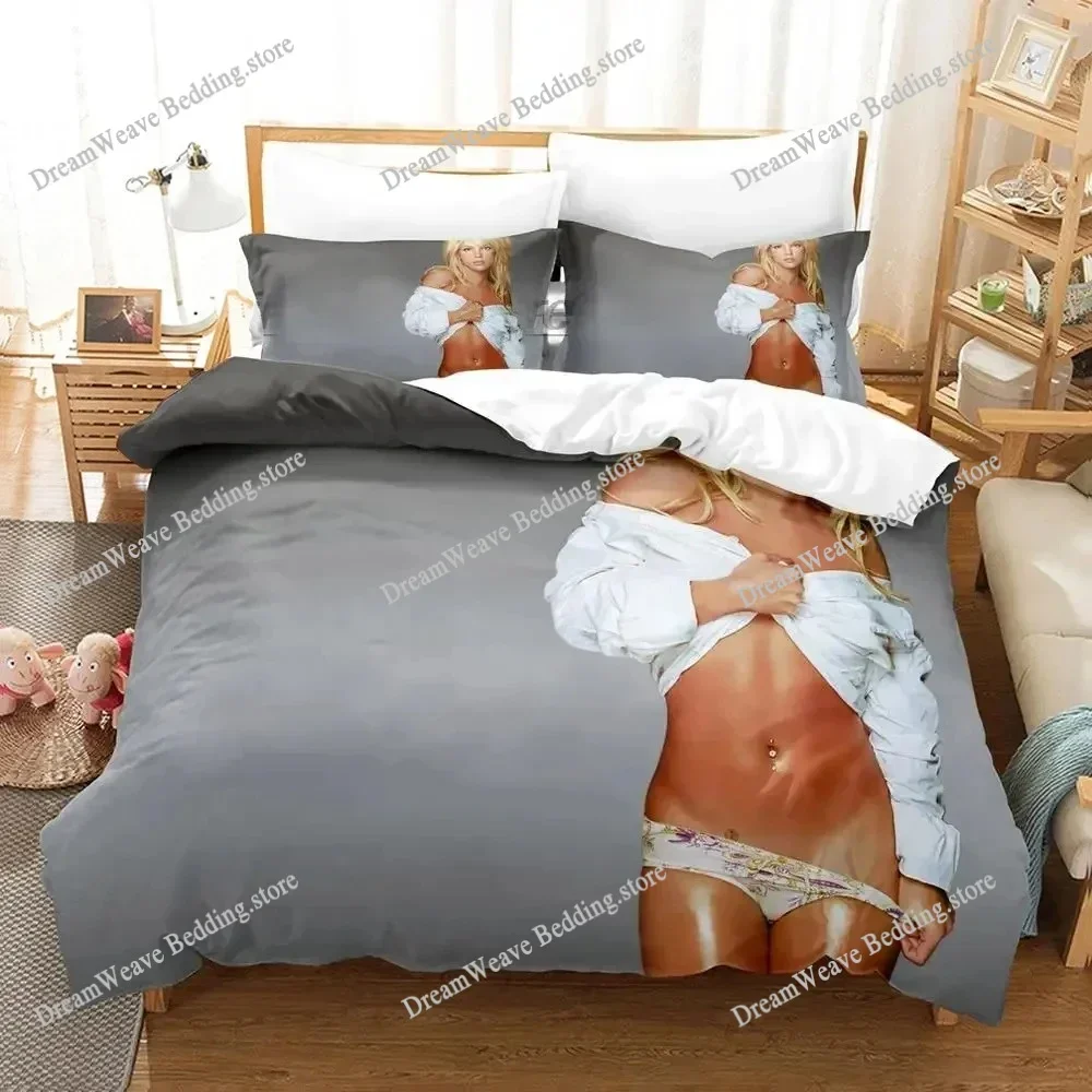 

3D Print Britney Single Bedding Set Boys Girls Twin Queen King Size Duvet Cover Pillowcase Bed Boys Adult Home Textileextile