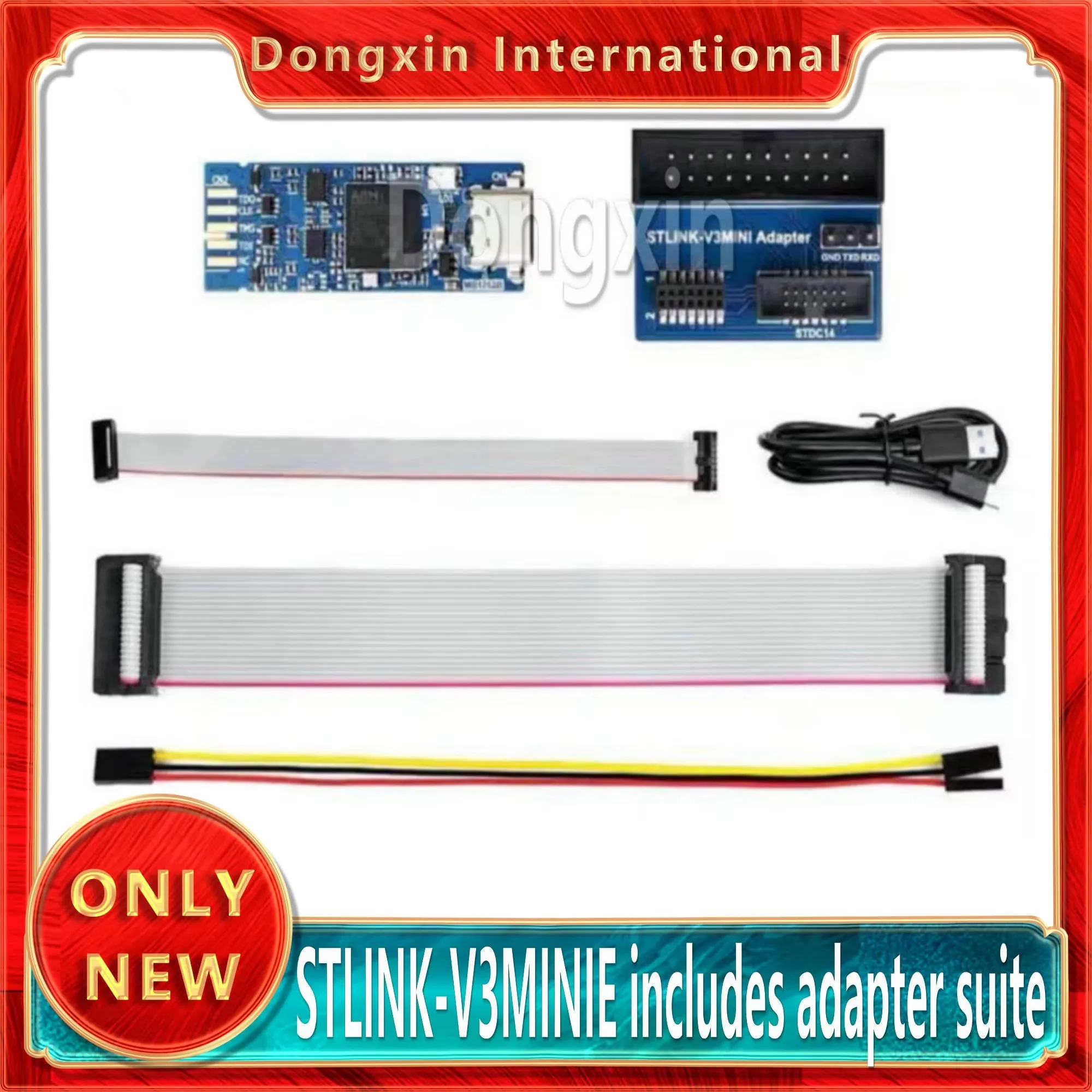 STLINK-V3MINIE inclui conjunto de adaptadores