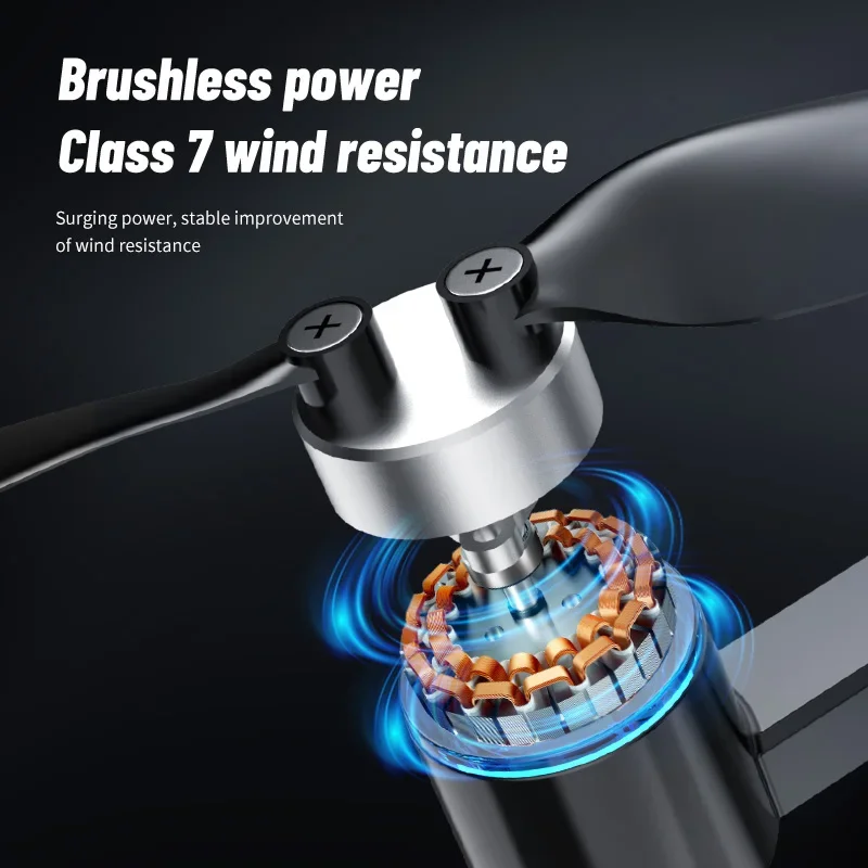 

S137 Rc Drone Hd Camera Brushless Optical Flow Light Obstacle Avoidance Fpv Folding Dron Remote Control Quadcopter Flying Toys