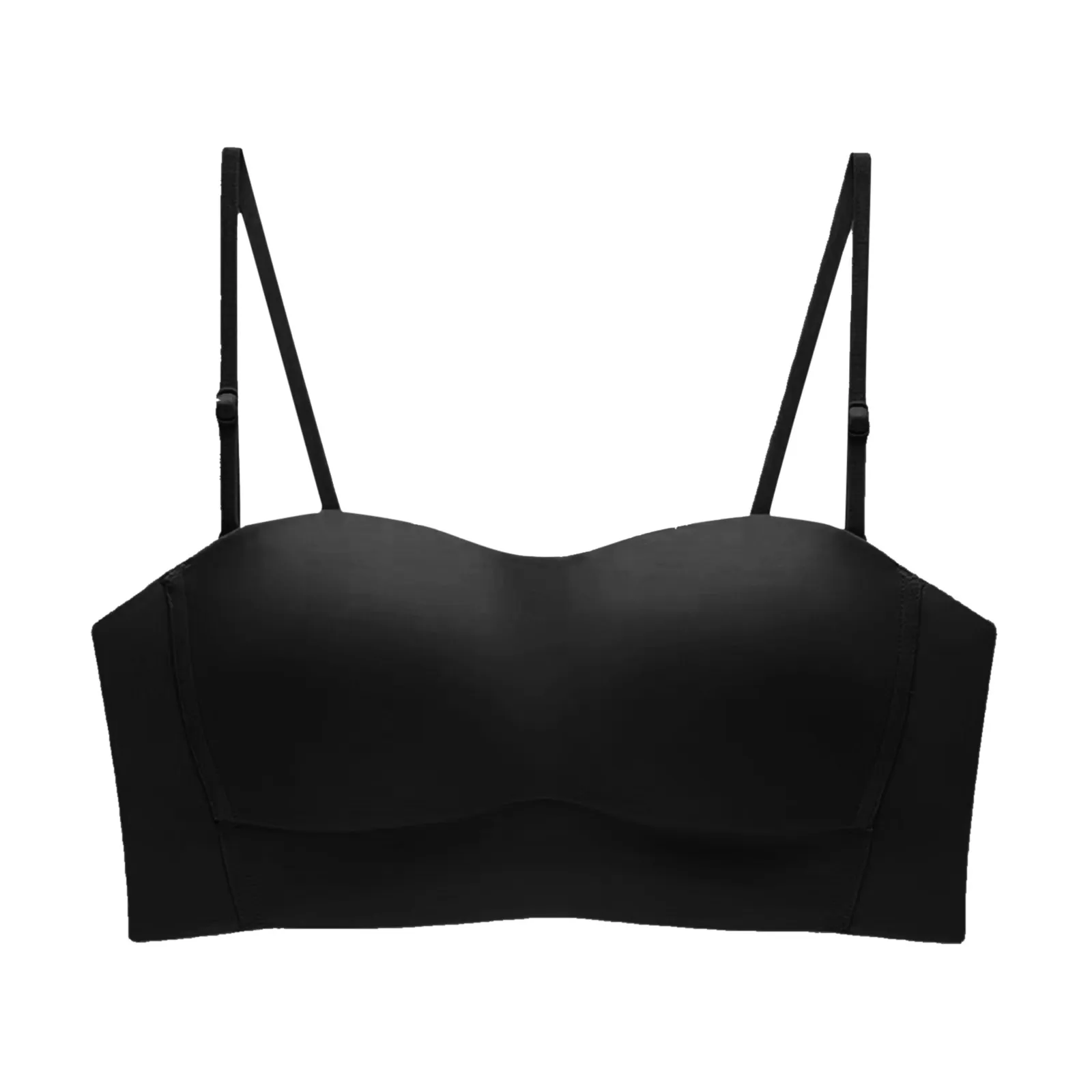 Women Seamleass Bra Wireless Strapless Summer Chest Gathers Without Steel Ring Bra Non Slip Bras Lingerie Bralettes Breathable