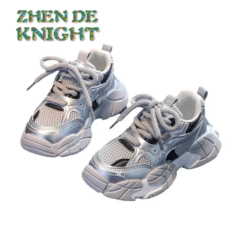 2024 New Fashion Boys Pops Shoes Girls Fashion Children's Casual Shoes Children's Parent-child Sports Shoes