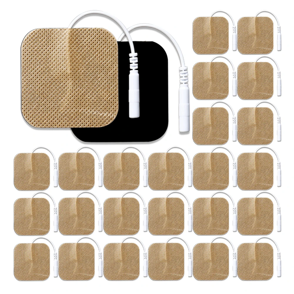 50/100pcs Electrodes Pads Body Soothing Care Massage Muscle Stimulator Patch Self Adhesive Replaceable Reusable Massager Pads