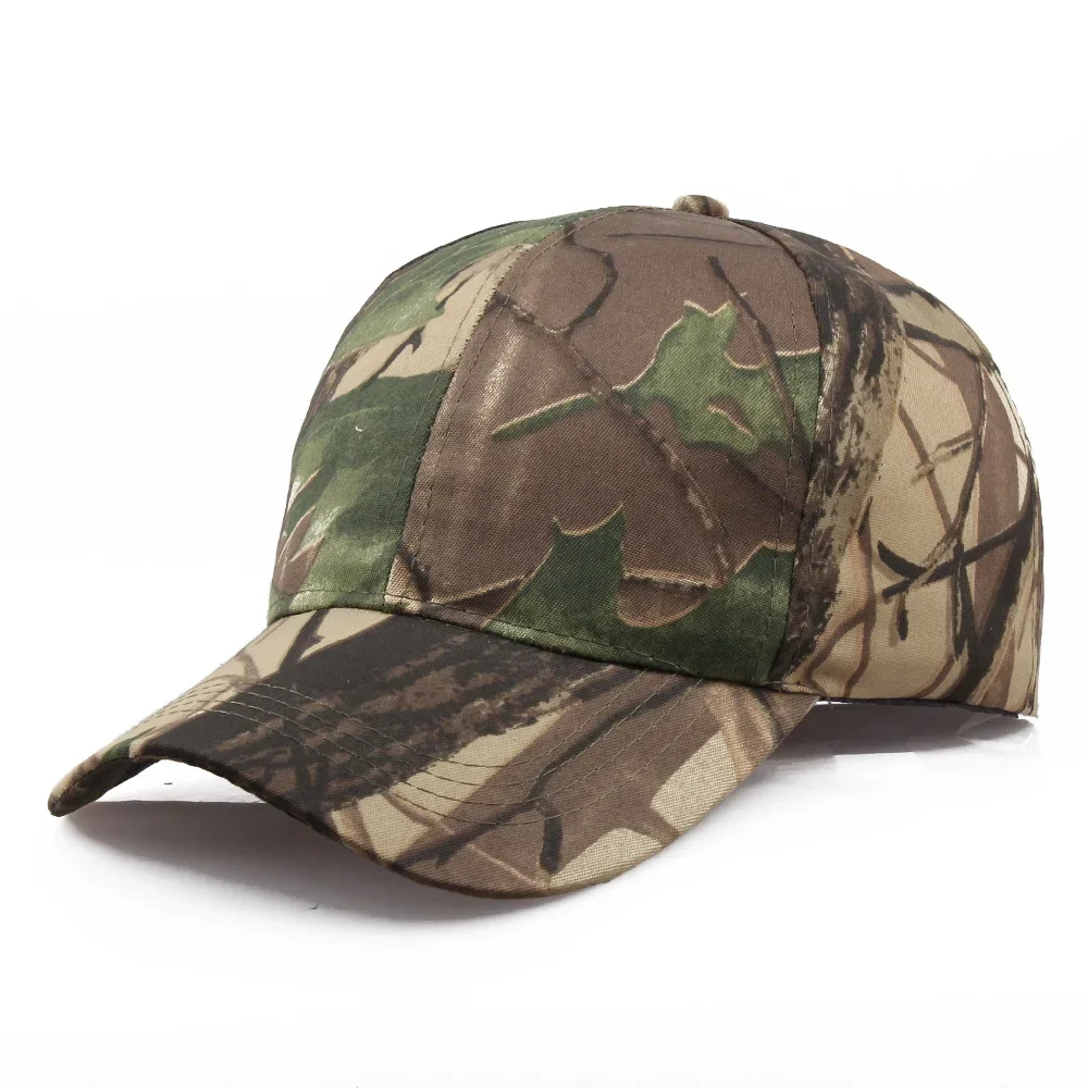 Camouflage Print Baseball Caps Quick Dry Breathable UV Protection Sun Hats for Women Men Outdoor Hiking Fishing Hunting Caps