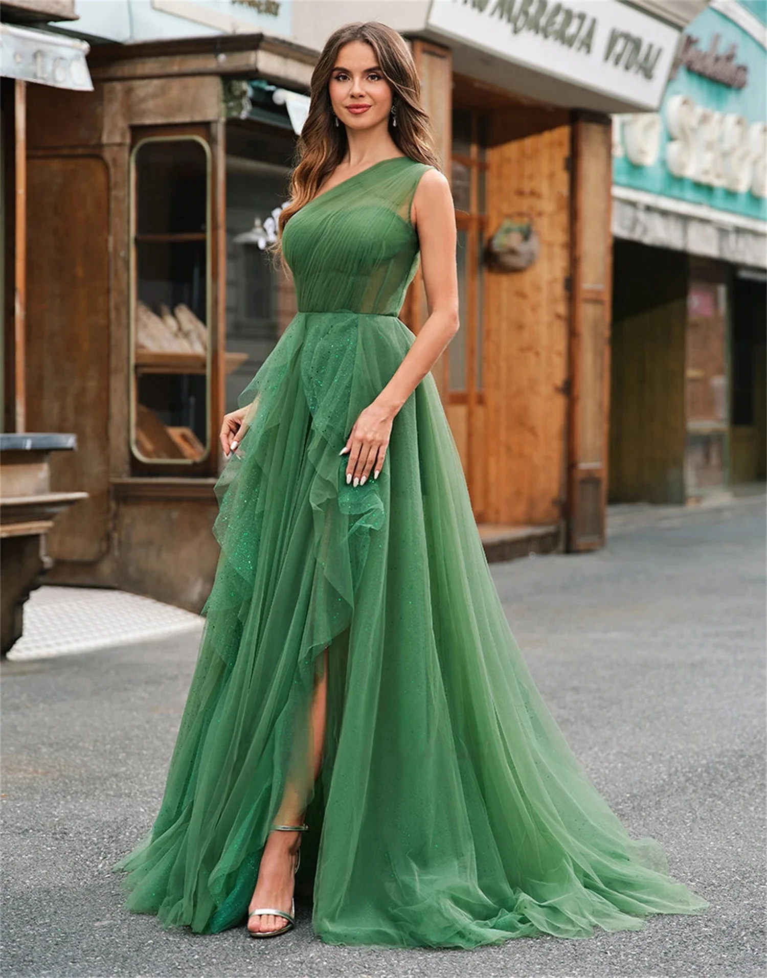 

Зеленый разрез Формальное длинное платье на заказ Вечерние платья Pastrol Унисекс Джерси Ретро Дубай Саудовская Аравия Пром Индивидуальные