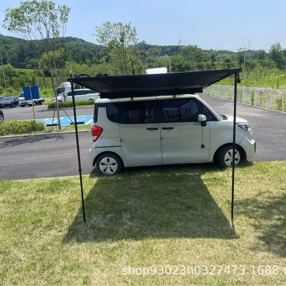 Thickened cloth outdoor tent stall warm windproof car side tent side cloth