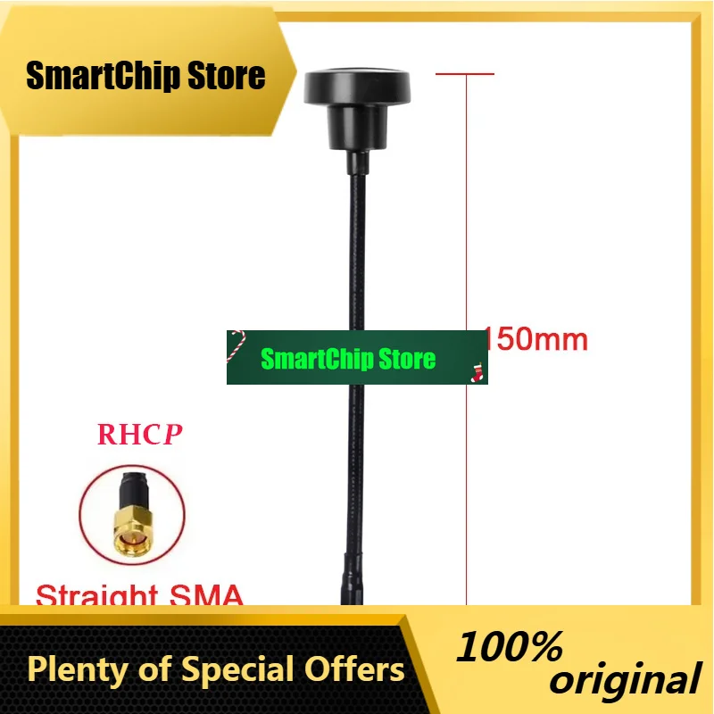 SmCpTop Quality 10PCS Pagoda PRO 150mm 5.8GHz 3dBi Omni FPV Antenna RHCP SMA For RC Freestyle FPV Racing Drone VTX Goggles DIY P