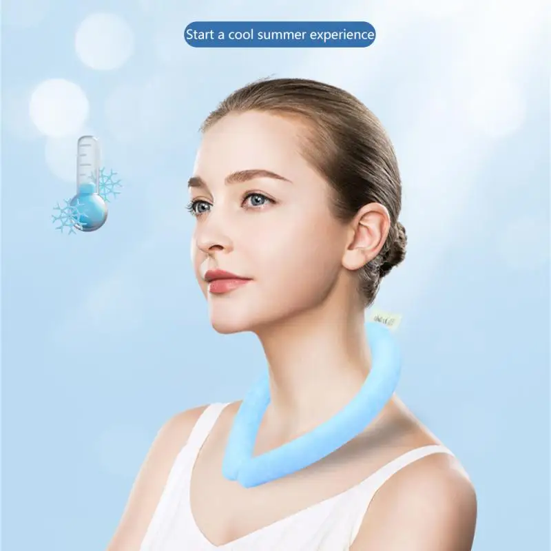 

Ice Collar Outdoor Gel Ice Collar Physical Cooling Heat Stroke Neck Ring Rapid Cooling Low Temperature Resistant Neck Cooler