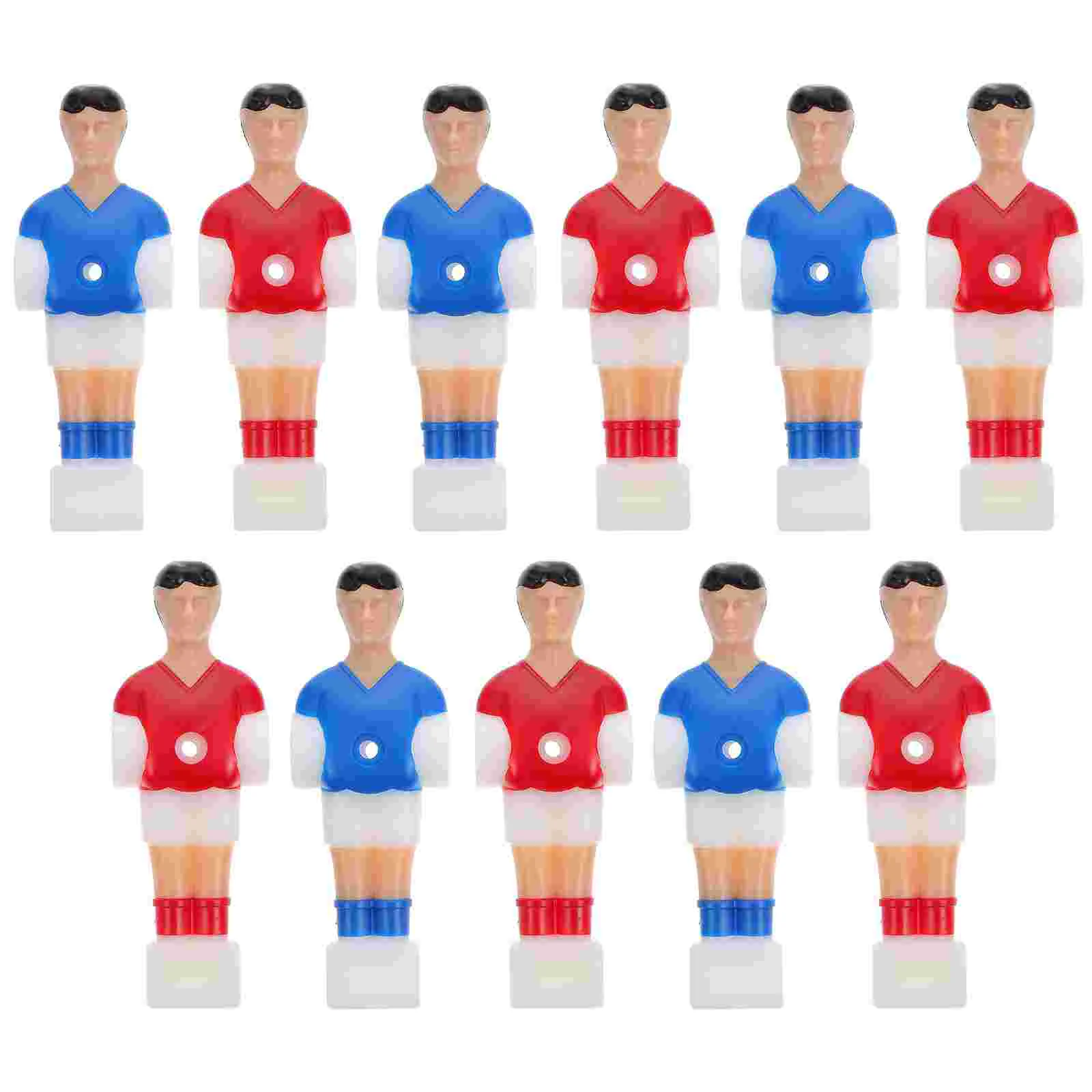 

11 Pcs Football Machine Player Table Foosball Balls Men Replacement Accessory Game Part
