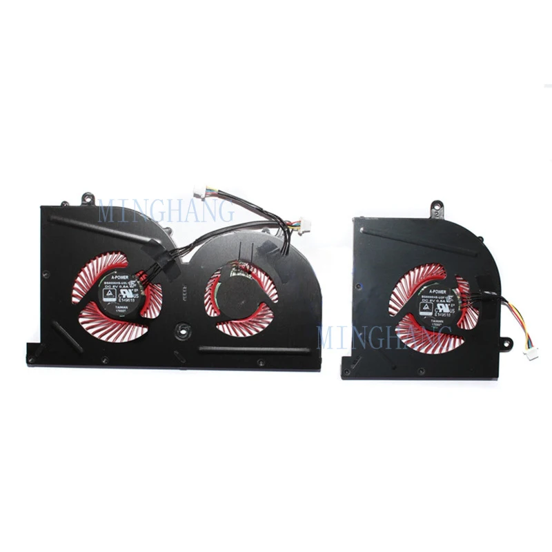 M  New for MSI GS63VR GS73VR MS-16K2 MS-17B1 Stealth Pro CPU & GPU Cooling Fan