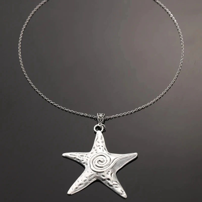 New style - male and female star pendant necklace, starfish, Hyperbola, fashion jewelry, novelty