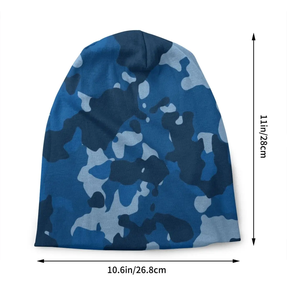 Camouflage Air Force Blue Skullies Beanies Caps Hip Hop Winter Warm Women Men Knit Hat Adult Unisex Camo Bonnet Hats