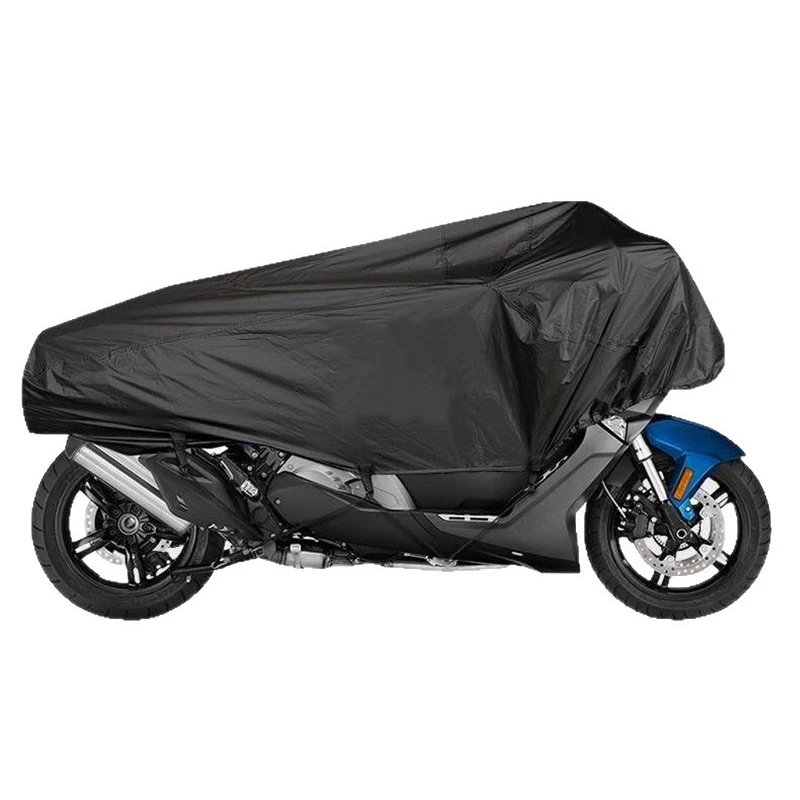 Universal Motorcycle Half Cover 210D Outdoor All Season Waterproof Dustproof Rain Dust UV Protector for Scooter Bicycle