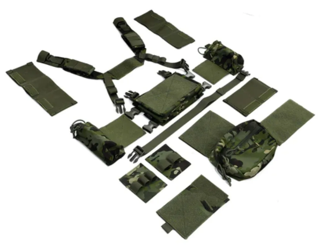 Imagem -04 - Tactical Peito Ajustável Rig Colete Tático para Caça e Tiro Magazine Pouches