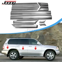 Car Exterior Body Accessories For Toyota Land Cruiser LC100 1998-2007 Chrome Door Panel Cover Window Strips Protective Decor
