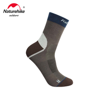 Naturehike Socks Men's Women's Sports Quick-drying Right Angle Sock Outdoor Running Hiking Mountaineering Breathable Mid-Calf