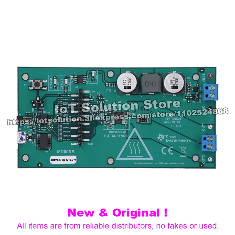 DRV8873S-Q1EVM Automotive 10A H-Bridge Motor Driver with SPI Interface and Integrated Current Sensing EVM DRV8873S Q1EVM