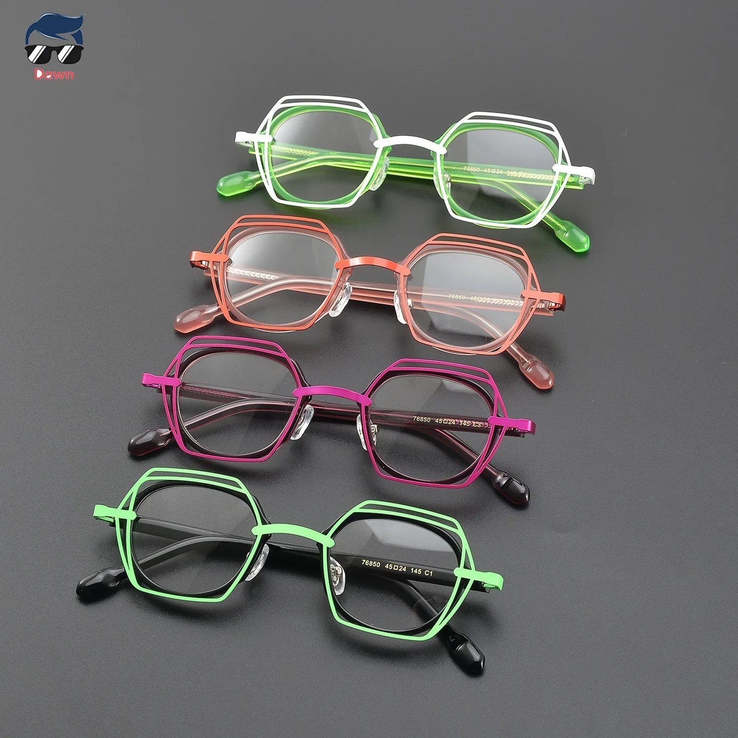 

High Quality Acetate Eyeglass Frames Men Women Square Prescription Glasses Retro Vintage Optical Reading Frames Unisex Brand