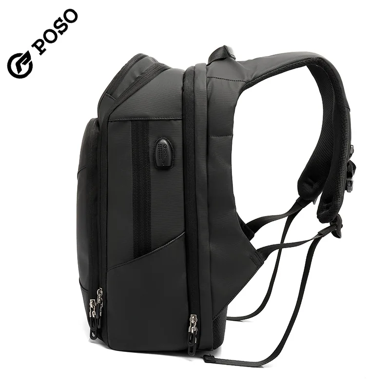 Men Backpack with Type-A USB Charging Port Waterproof Laptop Backpack 17 inch Casual Business Gifts for Xiaomi view 3