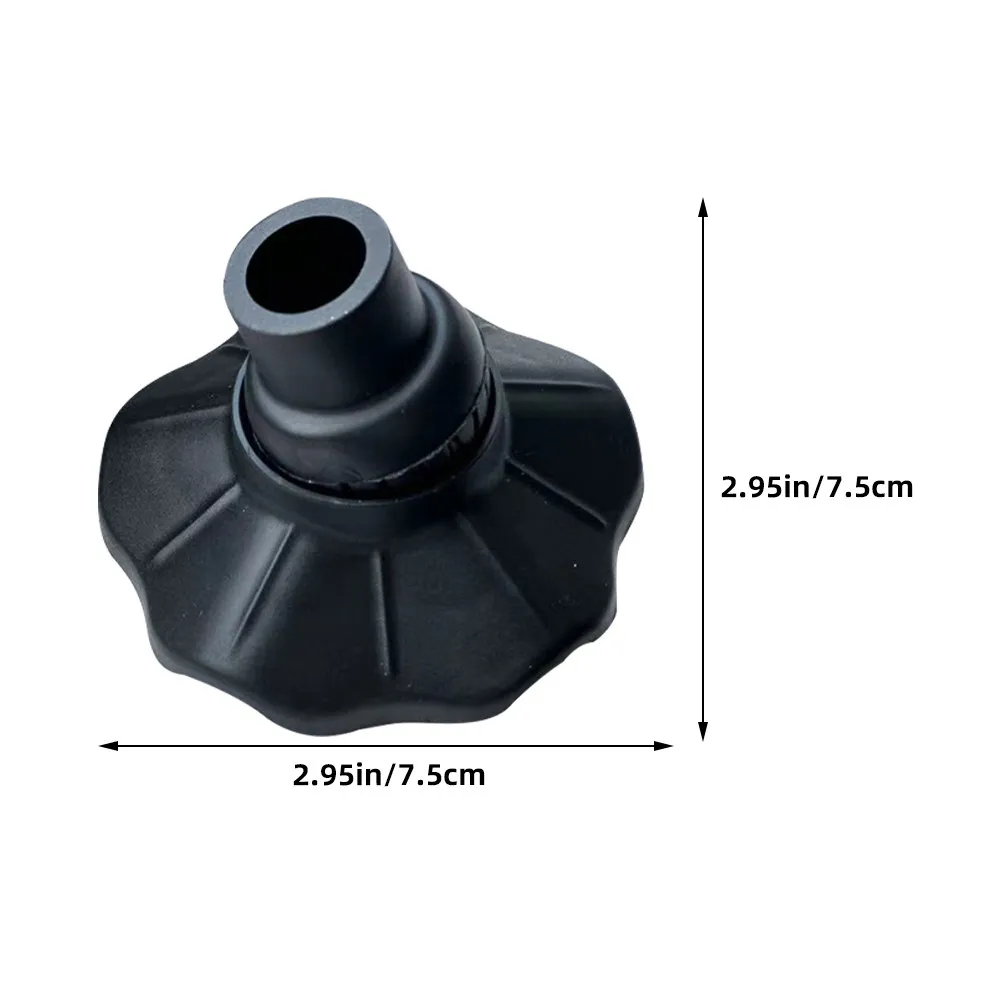 4Pcs Black Caps for Folding Chairs Beds Outdoor Anti-Slip Furniture Leg Protectors Camping Chair Replacement Feet