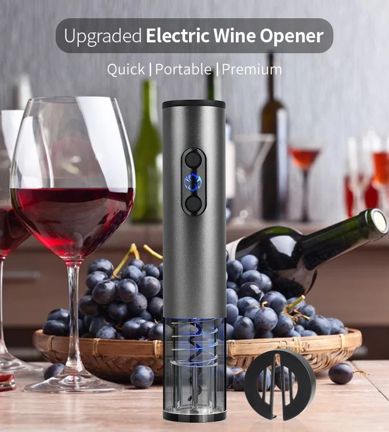 Trending Product On Kitchen Gadget Electronics Battery Operated Wine Bottle Corkscrew And Openers For Cork Remover