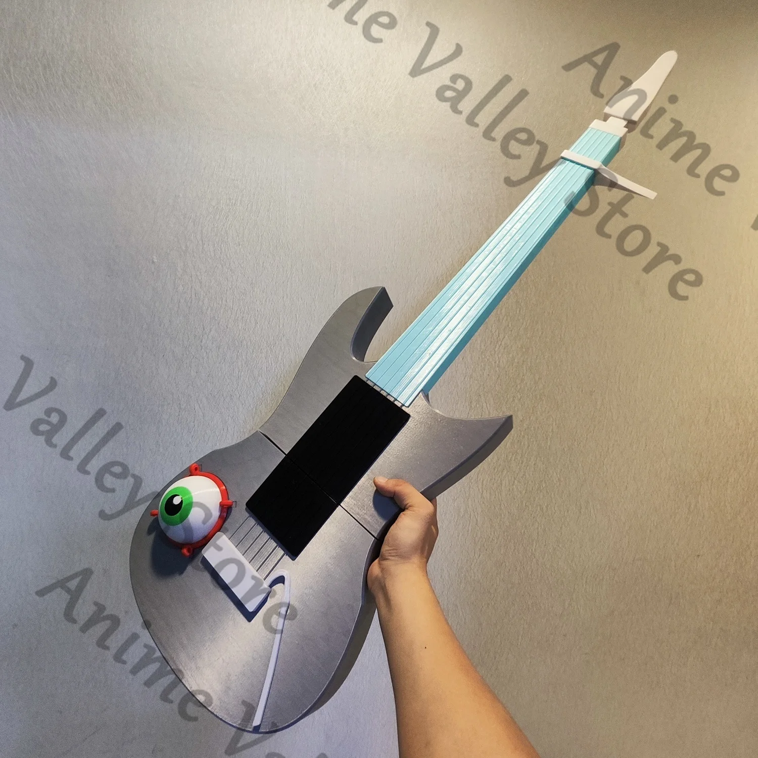 Anime Alien Stage Till Cosplay Round2 Guitar Prop Cartoon Guitars