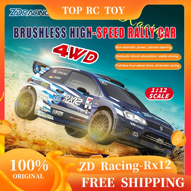 

ZD RACING RX12 Радиоуправляемый автомобиль 1:12 Высокоскоростной 4wd Бесщеточный электрический радиоуправляемый раллийный автомобиль Игрушка для взрослых и детей Гоночный автомобиль Модель Подарочные игрушки