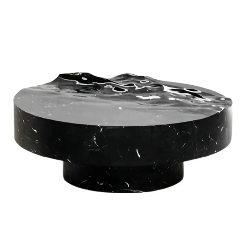 커피 테이블 유리섬유 아트 커피 테이블 젠 스타일 사각형 원형 중국식 차 테이블