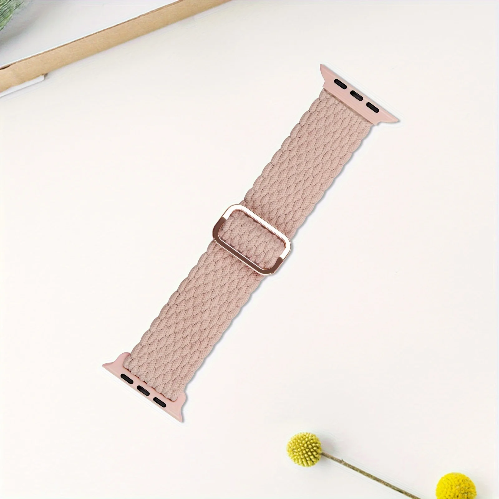 Braided Stretchy Solo Loop Compatible With Apple Watch Band 38mm 40mm 41mm 42mm 44mm 45mm 46mm 49mm For Women Men